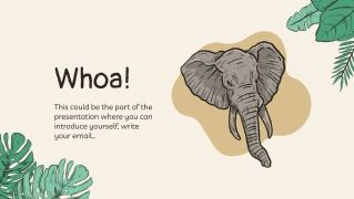 Doodle World Wildlife Day presentation template