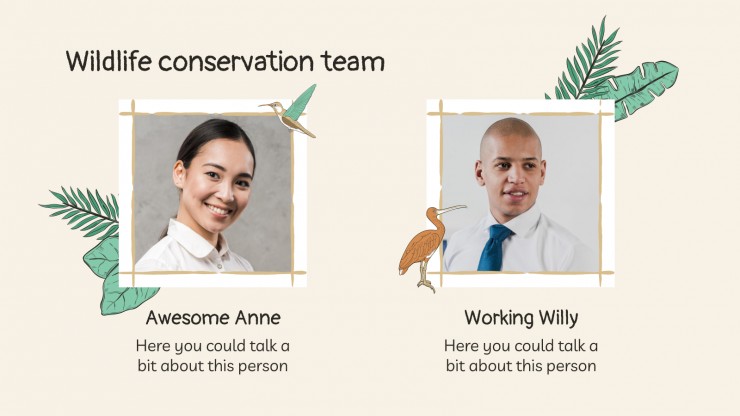 Doodle World Wildlife Day presentation template