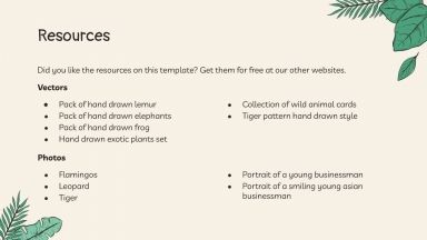 Doodle World Wildlife Day presentation template