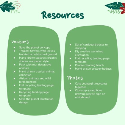 세계 환경의 날 프레젠테이션 템플릿