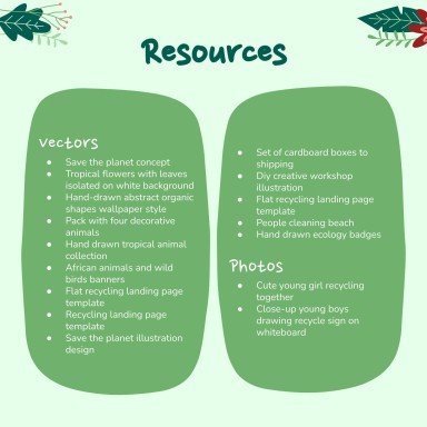 세계 환경의 날 프레젠테이션 템플릿