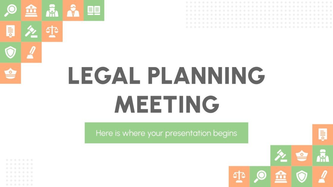 Legal Planning Meeting Google Slides & PowerPoint
