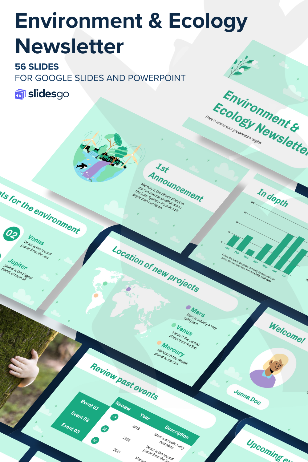 Environment & Ecology Newsletter | Google Slides & PowerPoint