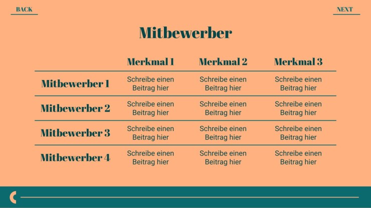 Kreatives & modernes Duotone Pitch Deck Präsentationsvorlage