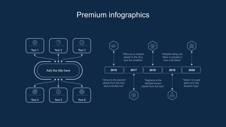 Creative & Modern Duotone Pitch Deck presentation template 