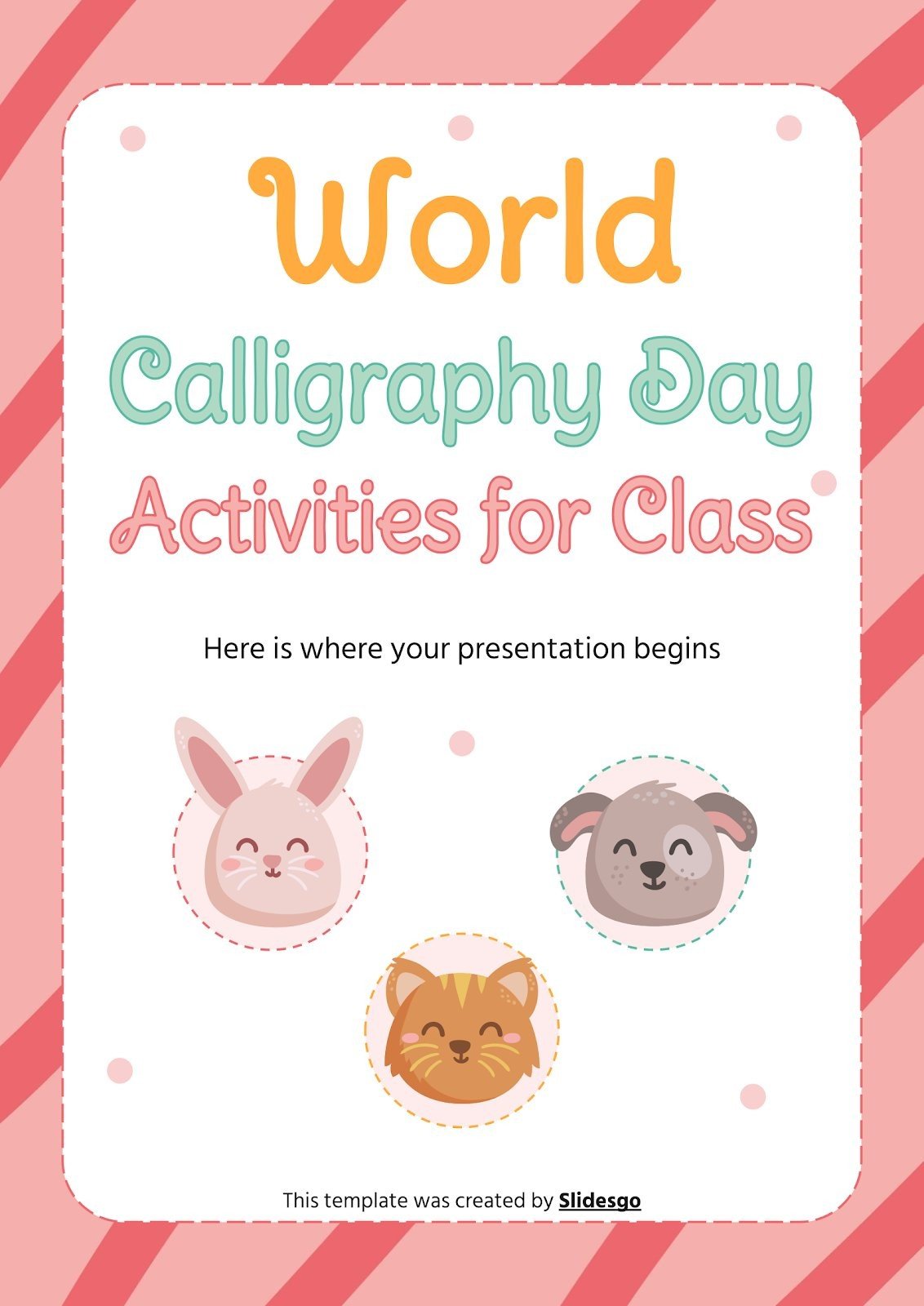 World Calligraphy Day Activities for Class | Google Slides &amp; PPT