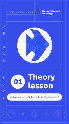 Plantilla de presentación Taller: nos encanta el origami