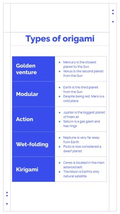 Plantilla de presentación Taller: nos encanta el origami