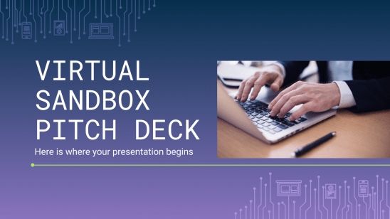 Pitch deck sandbox virtual | Plantilla de Google Slides y PPT