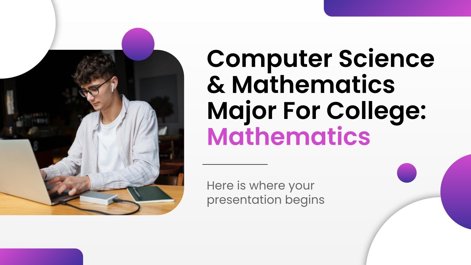 Informatique et mathématiques pour l'université Modèles de présentation