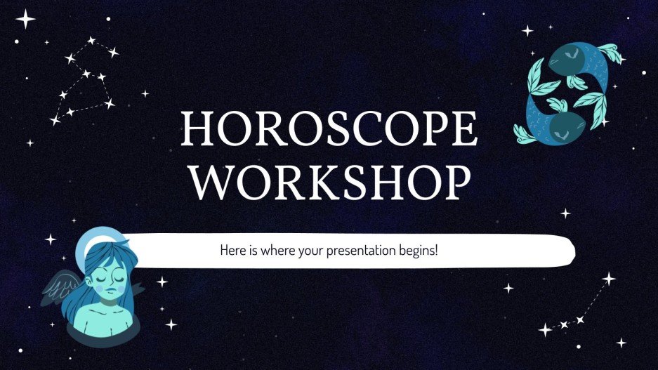 Free astrology templates for Google Slides and PowerPoint