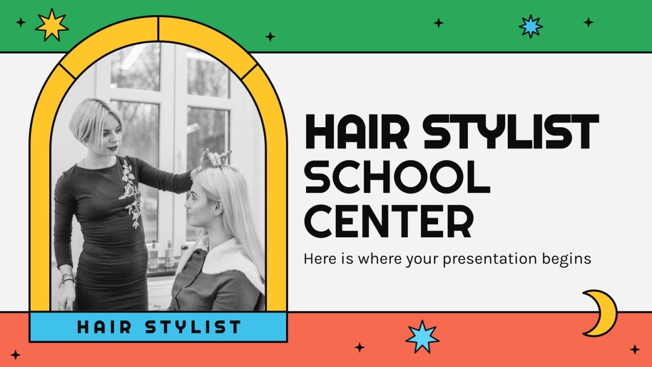 Hair Stylist School Center Google Slides & PowerPoint