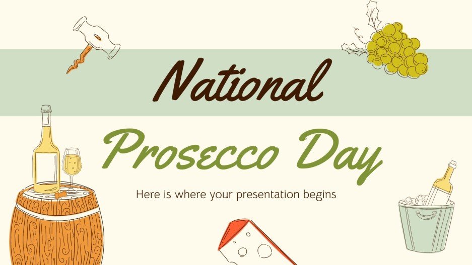 National Prosecco Day Google Slides & PowerPoint template