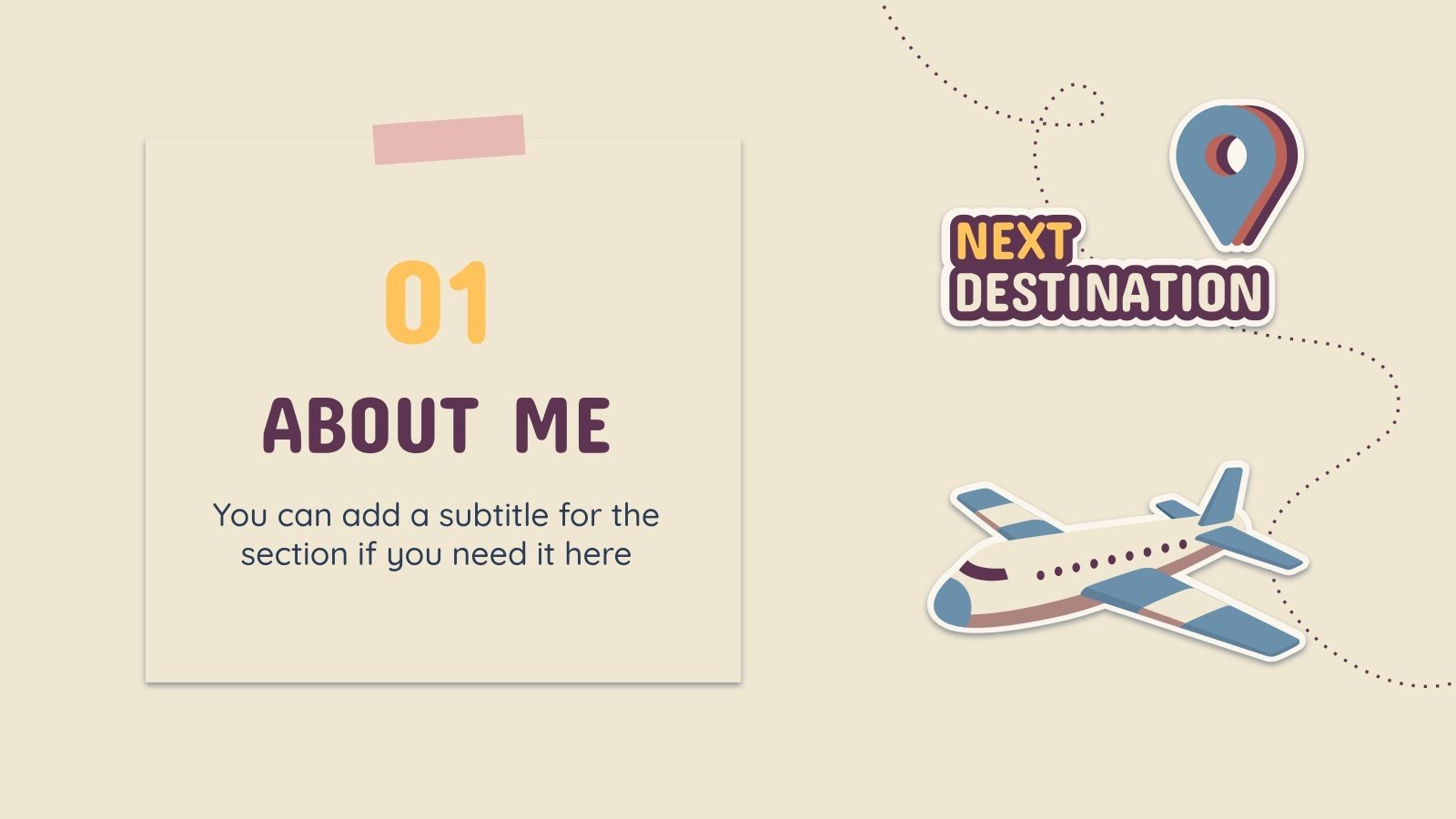 Travel Influencer Portfolio Google Slides & PowerPoint