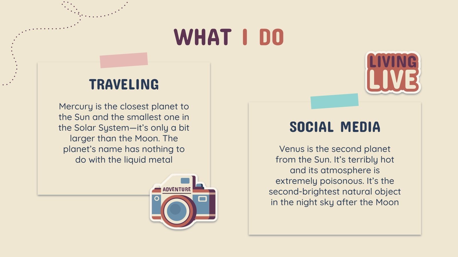 Travel Influencer Portfolio Google Slides & PowerPoint