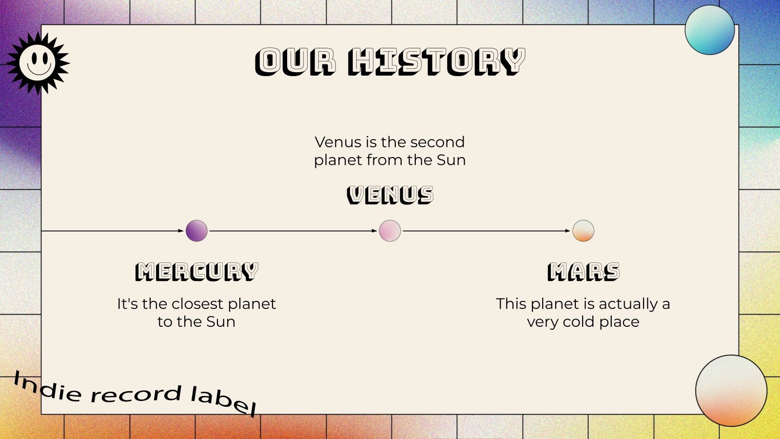 Indie Record Label Company Profile Google Slides & PPT