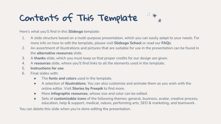 My New Year's Resolution presentation template