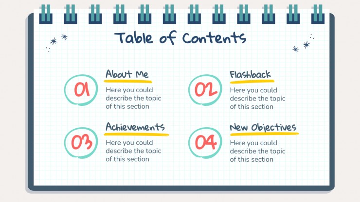 My New Year's Resolution presentation template