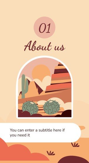 Plantilla de presentación Stickers de Arizona para redes sociales