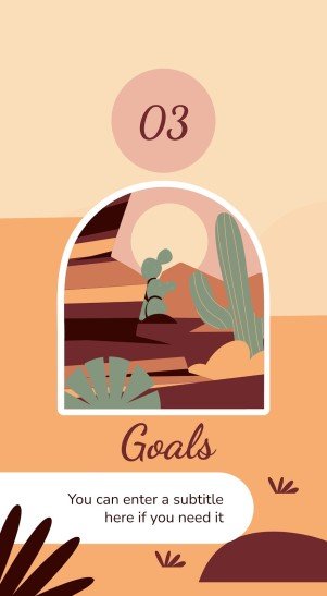 Plantilla de presentación Stickers de Arizona para redes sociales