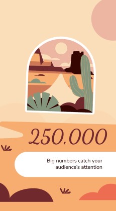 Plantilla de presentación Stickers de Arizona para redes sociales