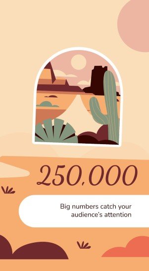 Plantilla de presentación Stickers de Arizona para redes sociales