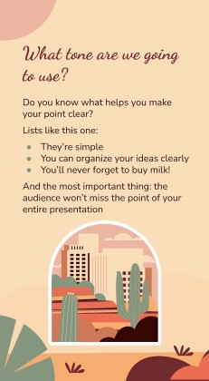 Plantilla de presentación Stickers de Arizona para redes sociales