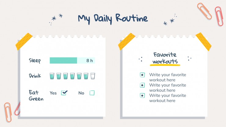 My New Year's Resolution presentation template