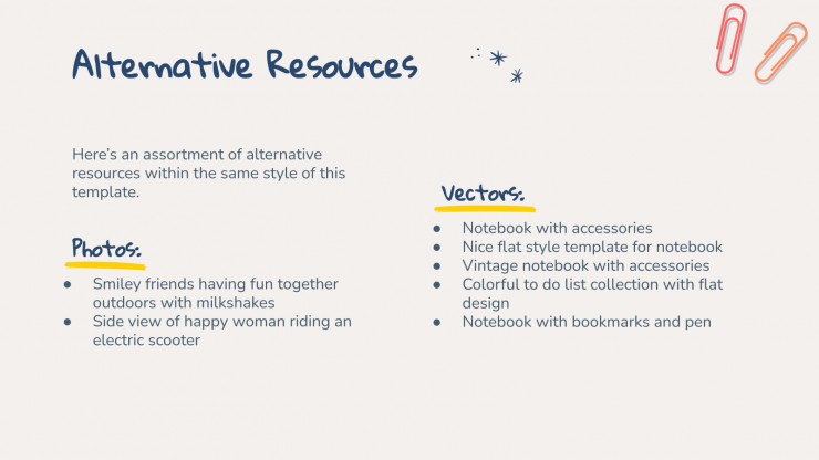 My New Year's Resolution presentation template