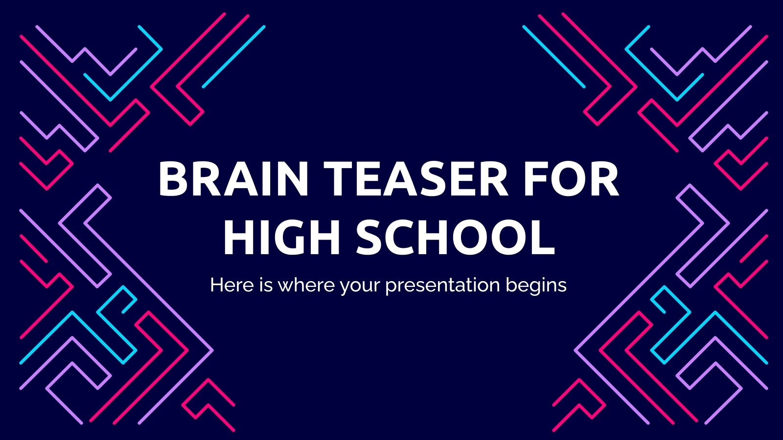 Free templates about the brain for Google Slides and PowerPoint