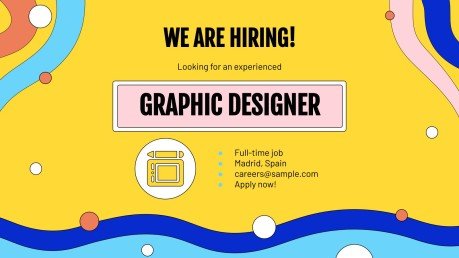 Wir suchen dich! Instagram Posts Präsentationsvorlage