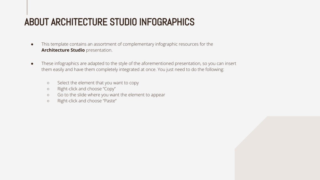 Architecture Studio Infographics | Google Slides & PowerPoint