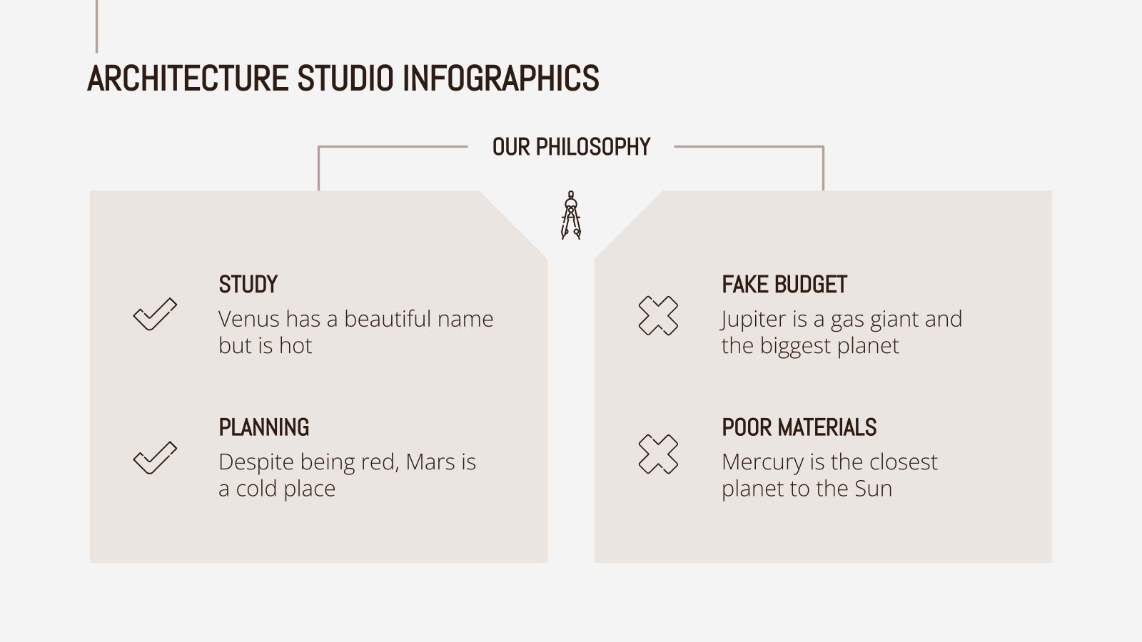 Architecture Studio Infographics | Google Slides & PowerPoint