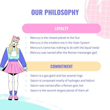 K-Pop 레코드 레이블 프로필 프레젠테이션 템플릿