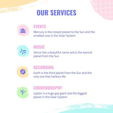 K-Pop 레코드 레이블 프로필 프레젠테이션 템플릿