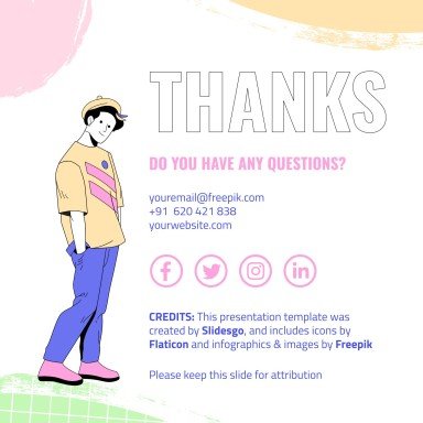 K-Pop 레코드 레이블 프로필 프레젠테이션 템플릿