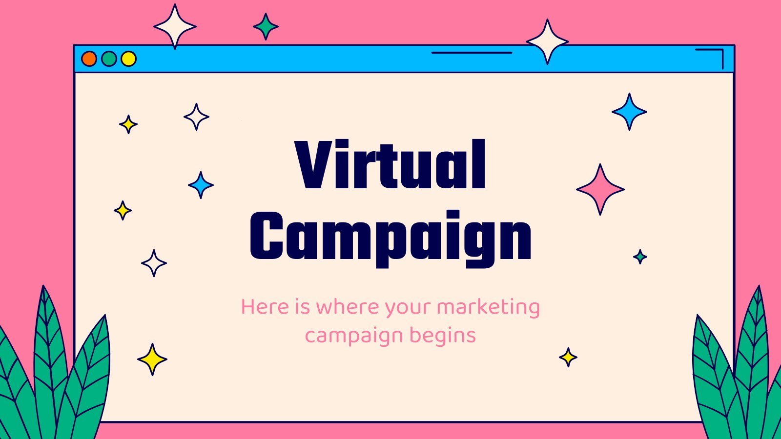Virtual Campaign Google Slides Theme PowerPoint Template