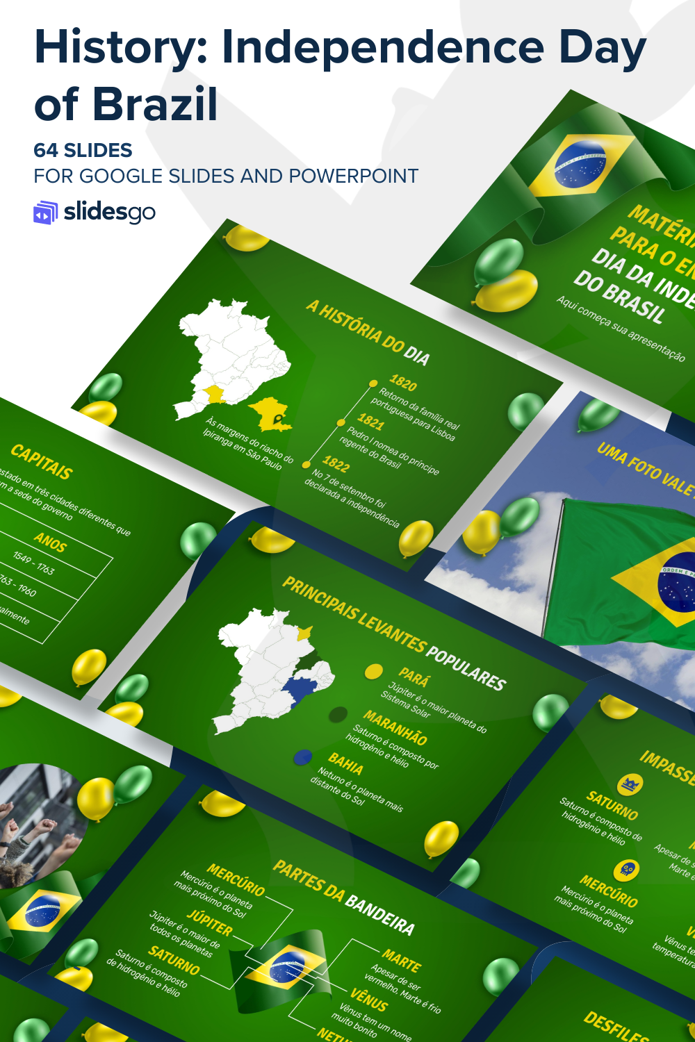 History: Independence Day of Brazil | Google Slides & PPT