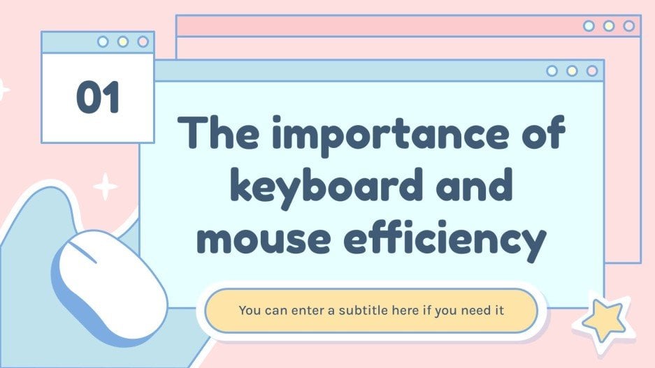 Mouse & Keyboard Efficient Use Google Slides & PPT