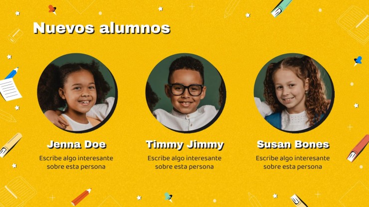 Happy Back to School in Spain! presentation template 