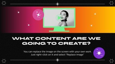 Acid & Brutalist Instagram Posts für Soziale Medien Präsentationsvorlage