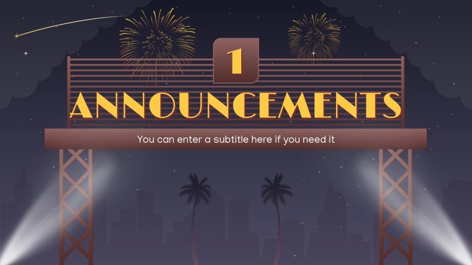 Las Vegas Style Newsletter | Google Slides &amp; PowerPoint
