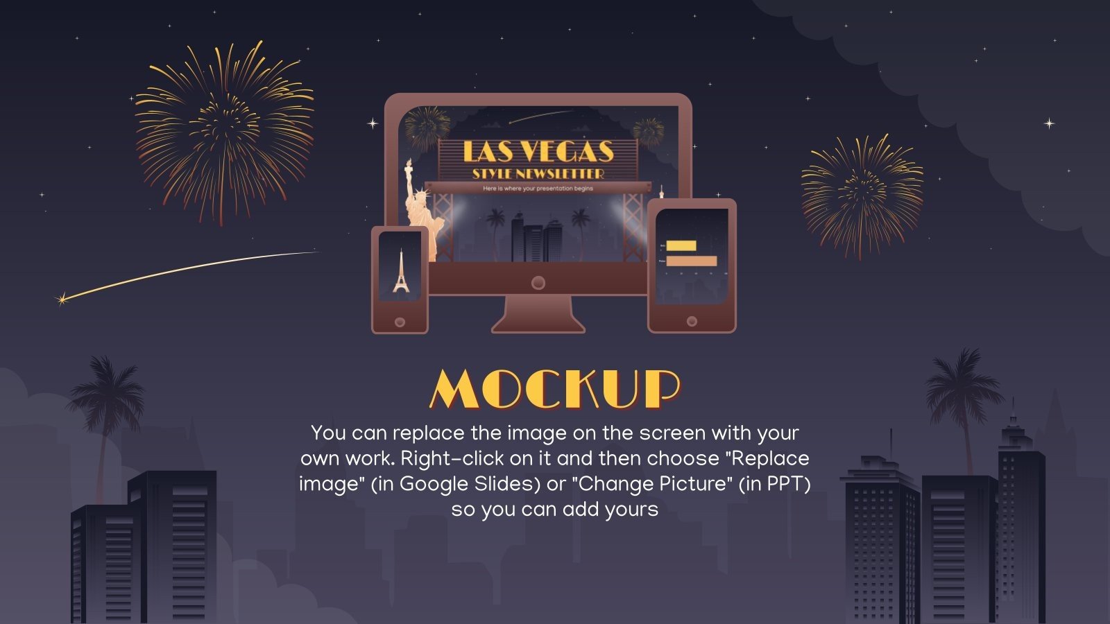 Las Vegas Style Newsletter | Google Slides &amp; PowerPoint