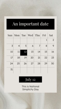 단순함의 날 프레젠테이션 템플릿