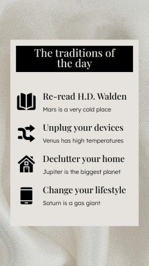 단순함의 날 프레젠테이션 템플릿