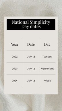 단순함의 날 프레젠테이션 템플릿