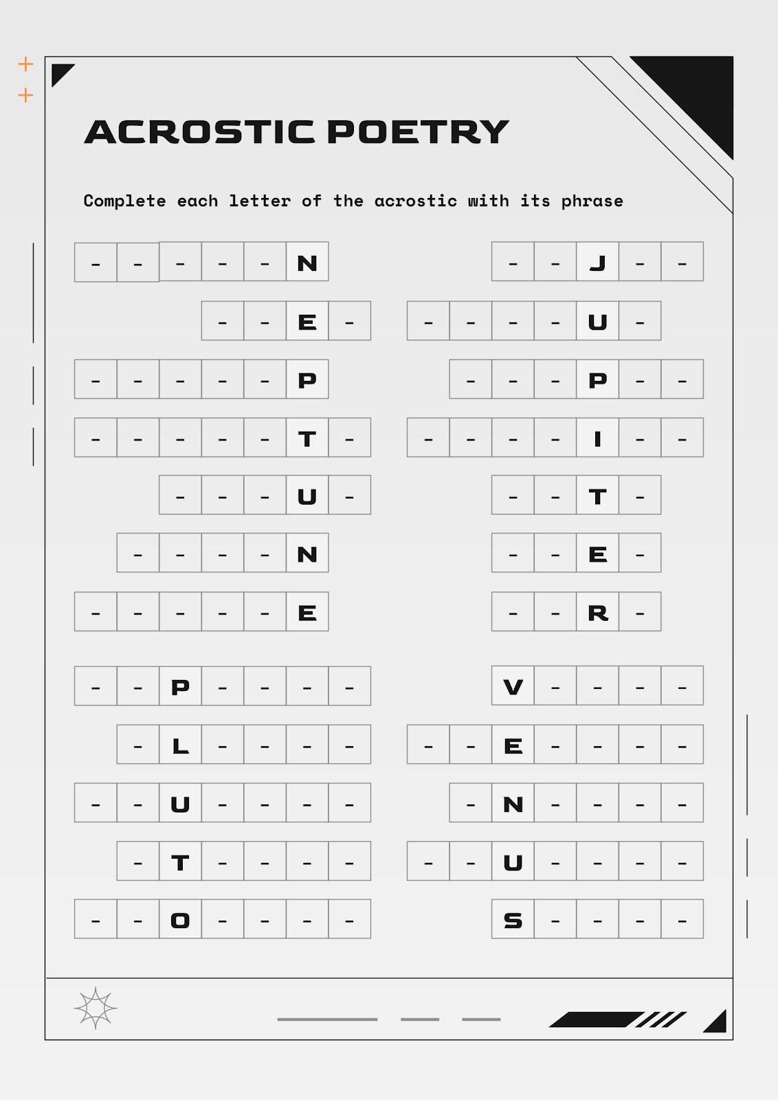 Printable Acrostic Poetry Slides | Google Slides & PowerPoint