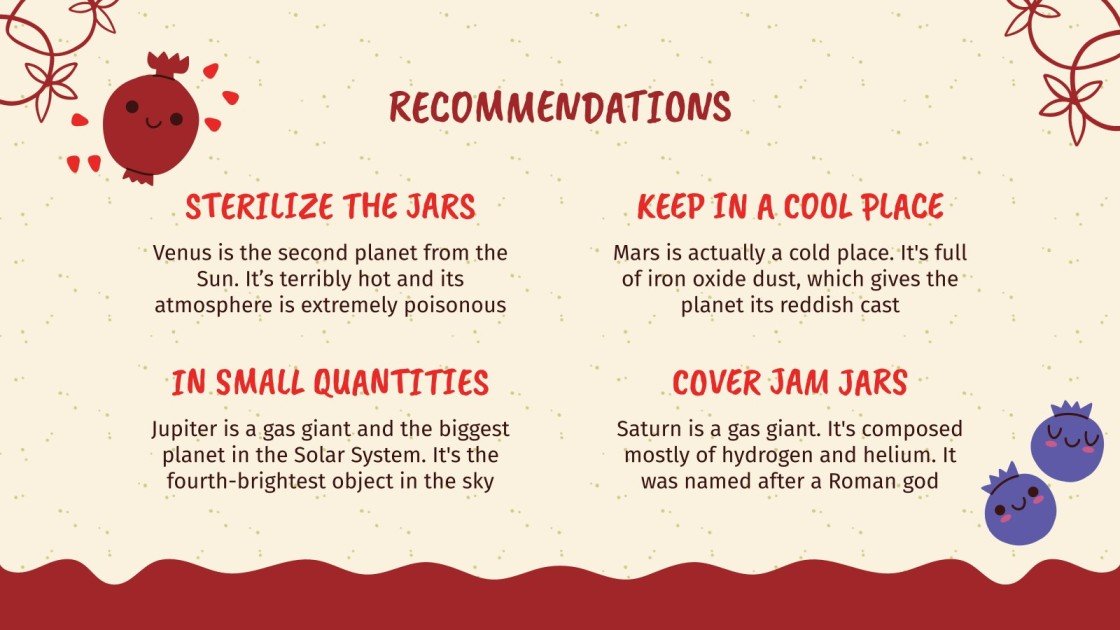 Homemade Jam Making Google Slides & PowerPoint