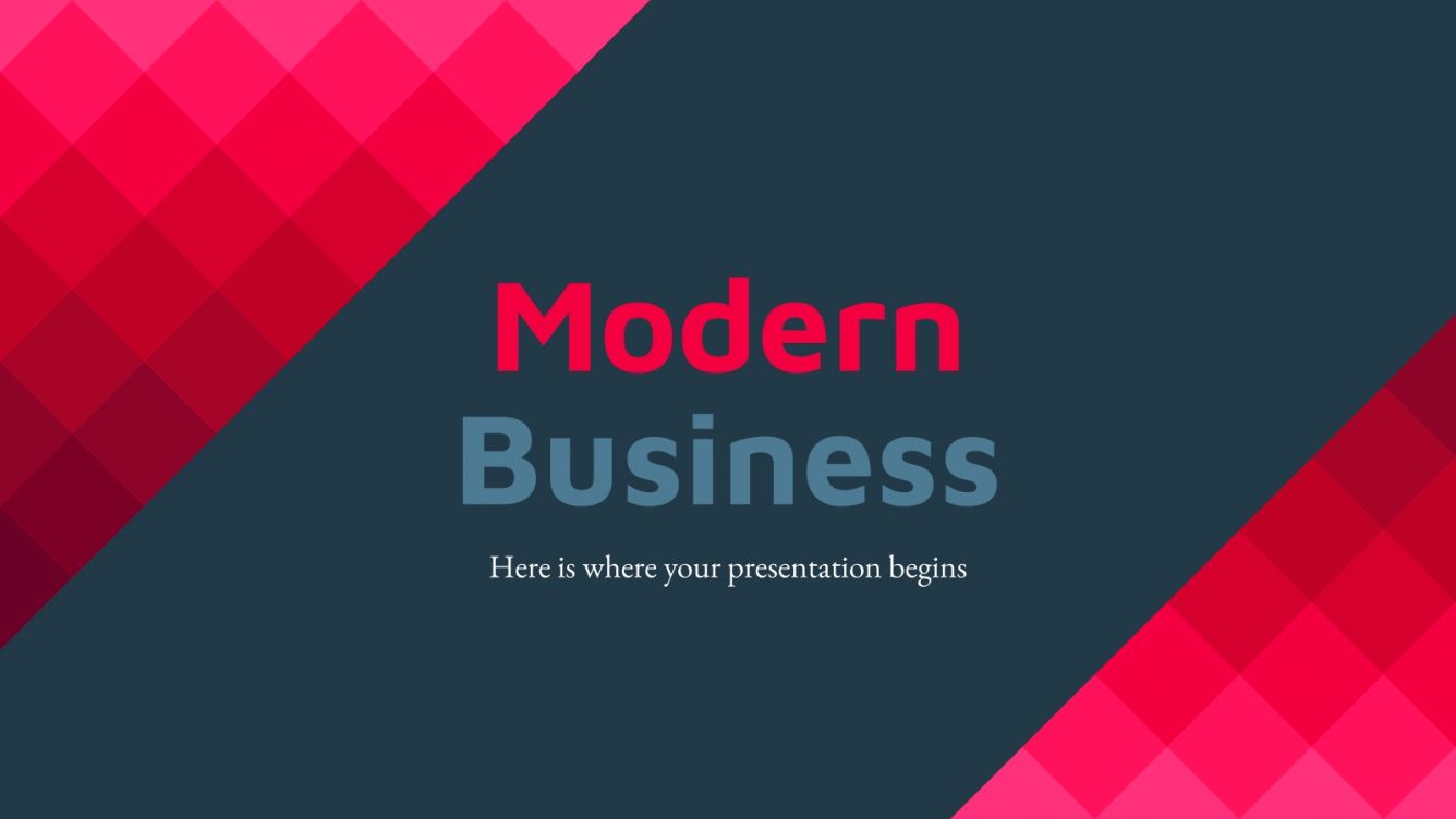Modern Business Google Slides and PowerPoint Template