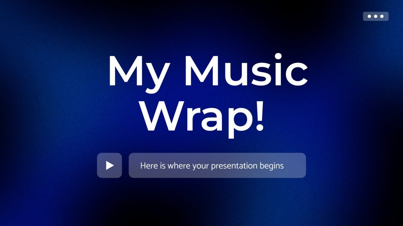 My Music Wrap! Google Slides and PowerPoint